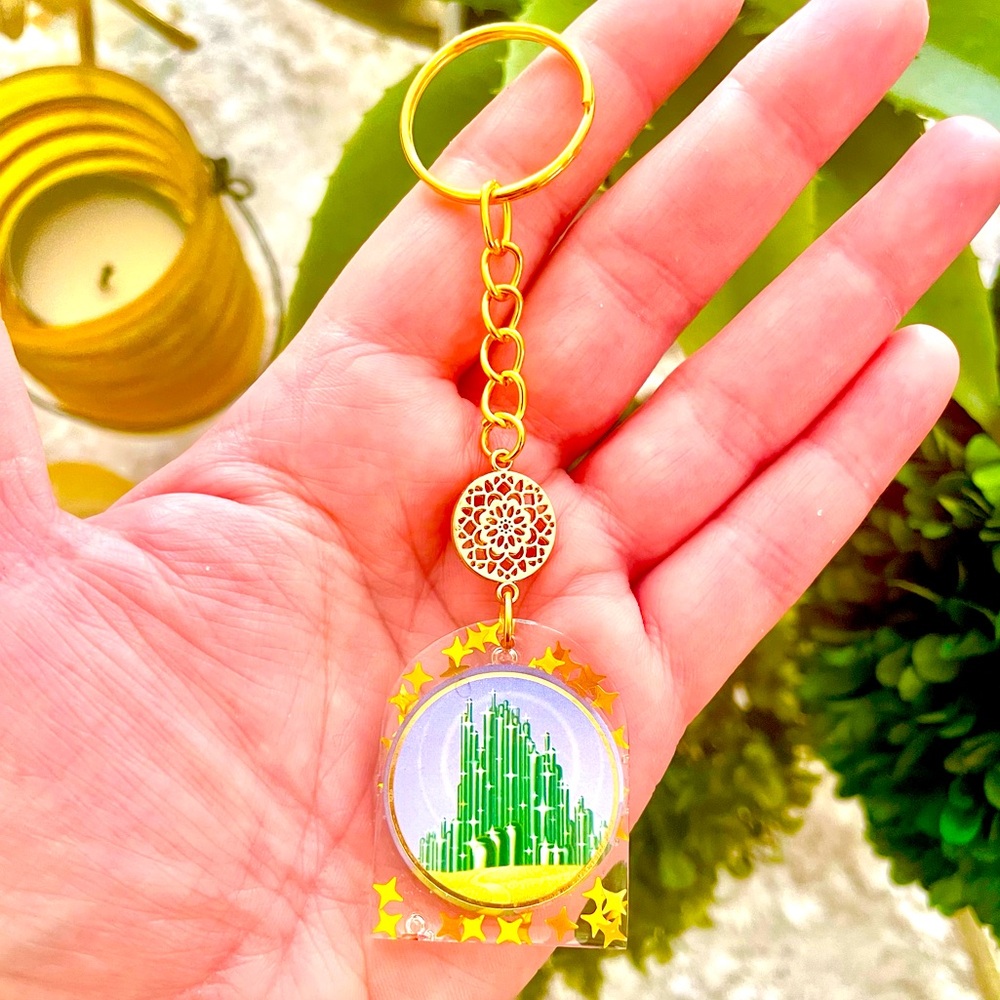 The Emerald City Keychain